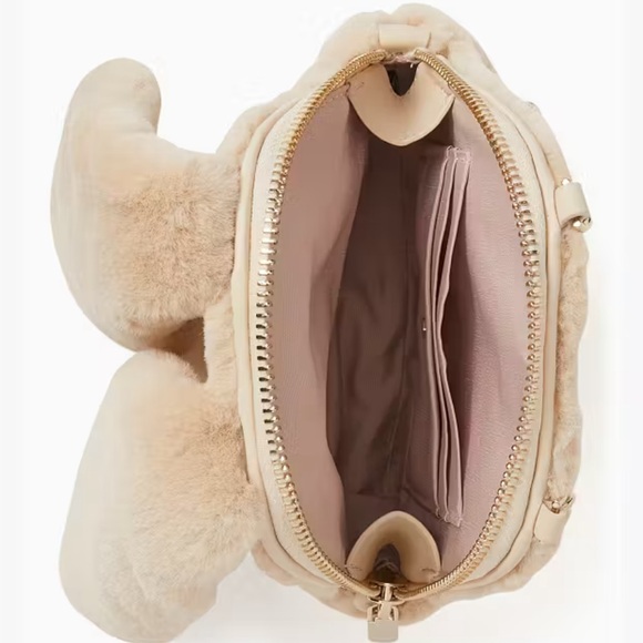 KATE SPADE BUNBUN 3D Bunny Crossbody Bag Faux Fur New With Tags - Picture 5 of 11